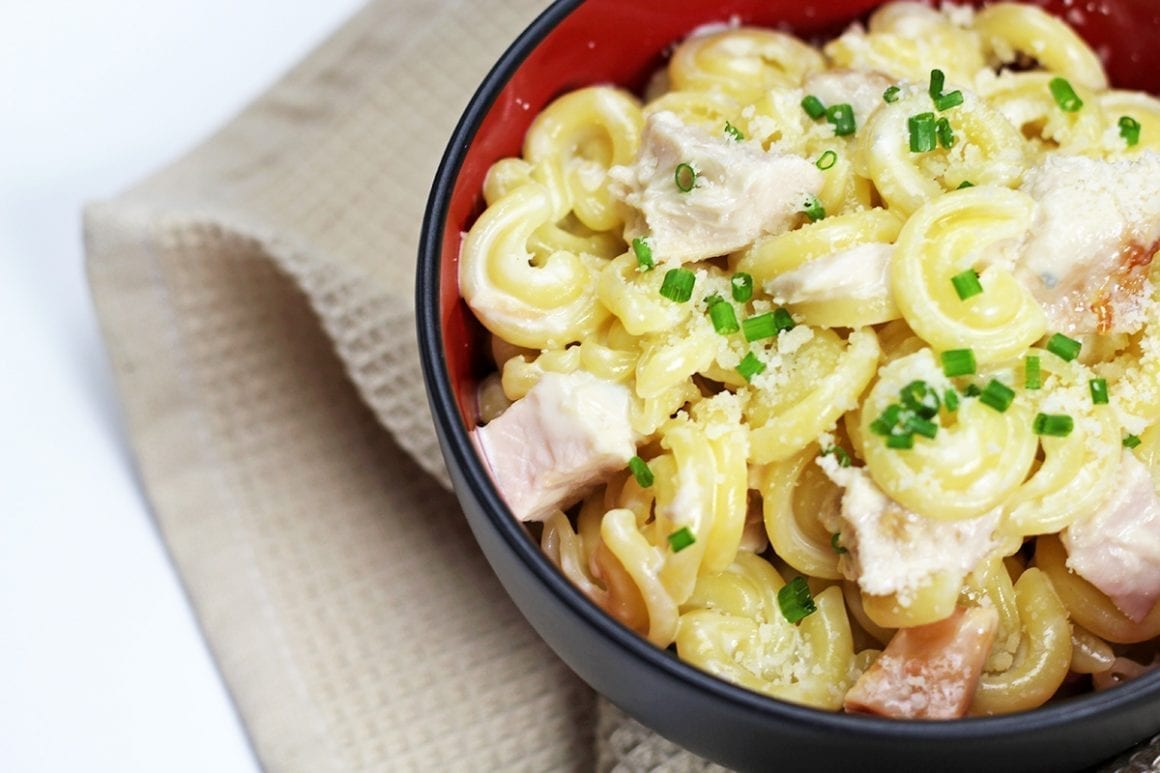 Μακαρόνια με Γαλοπούλα και Gorgonzola