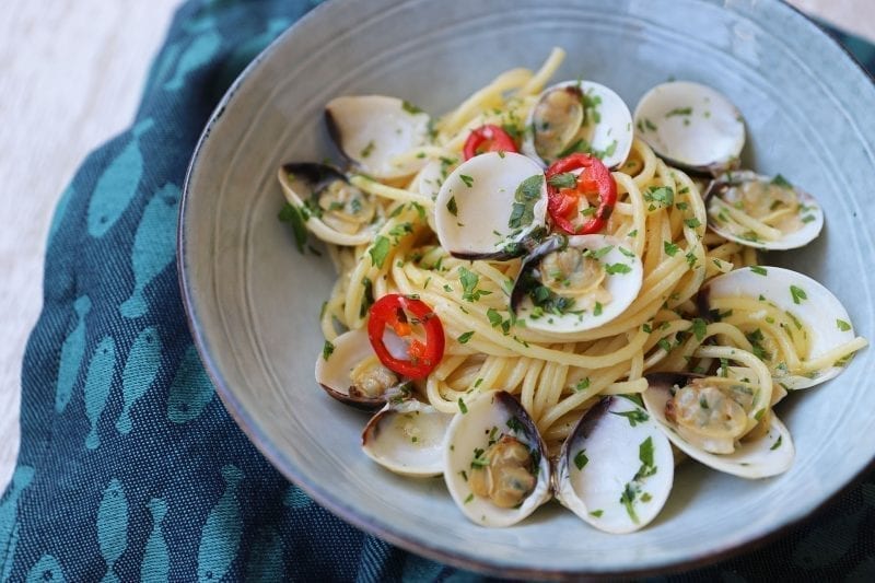 Σπαγγέτι με Αχιβάδες
