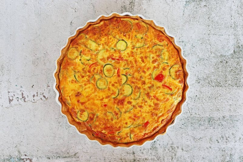 Quiche Lorraine με Λαχανικά
